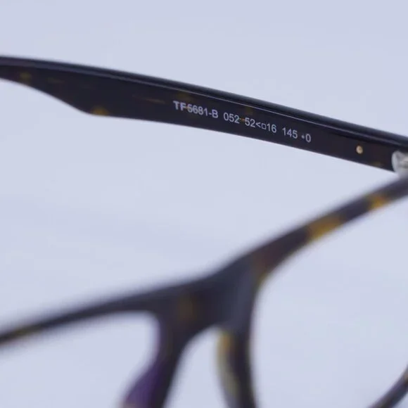 🕶️ New Tom Ford FT5681-B 052 Eyeglasses - Havana Frame 52mm